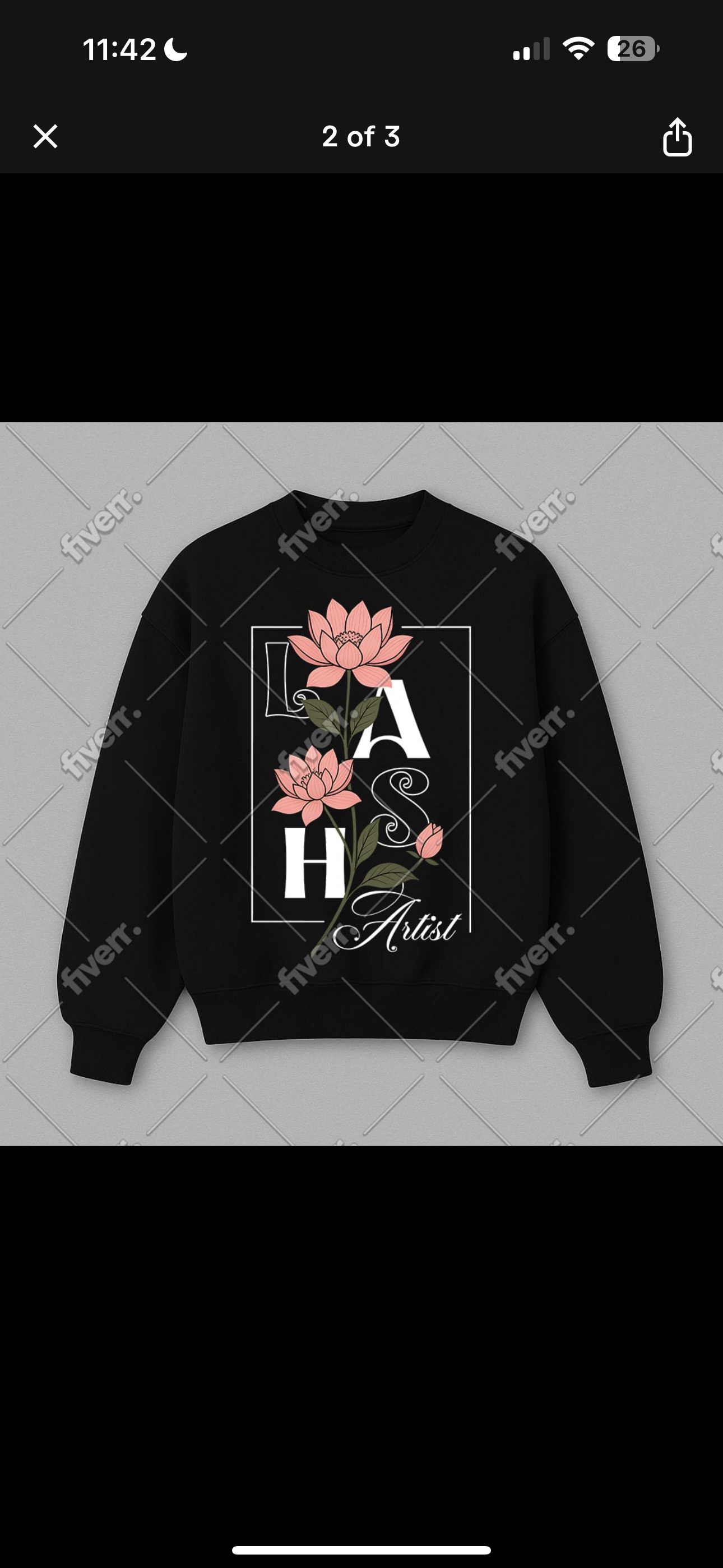 Lash artist shirt