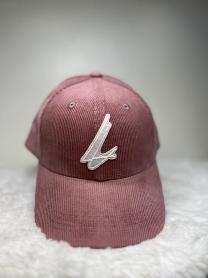 Pink Corduroy Cap